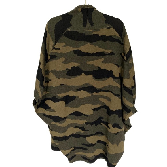 Look by M New York‎ Open Front Batwing Camouflage Cardigan OSFA - Picture 3 of 6